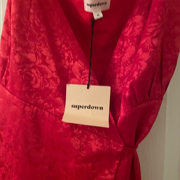 REVOLVE Superdown Lamiae wrap dress - Picture 3 of 3